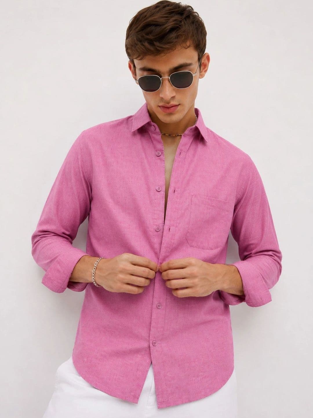 HERE&NOW Men Standard Casual Shirt thumbnail 3