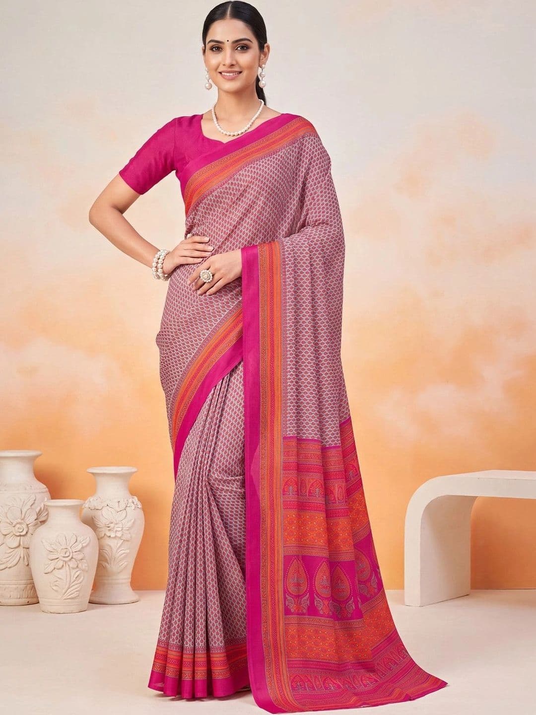 Anouk Poly Crepe Designer Saree - view 1