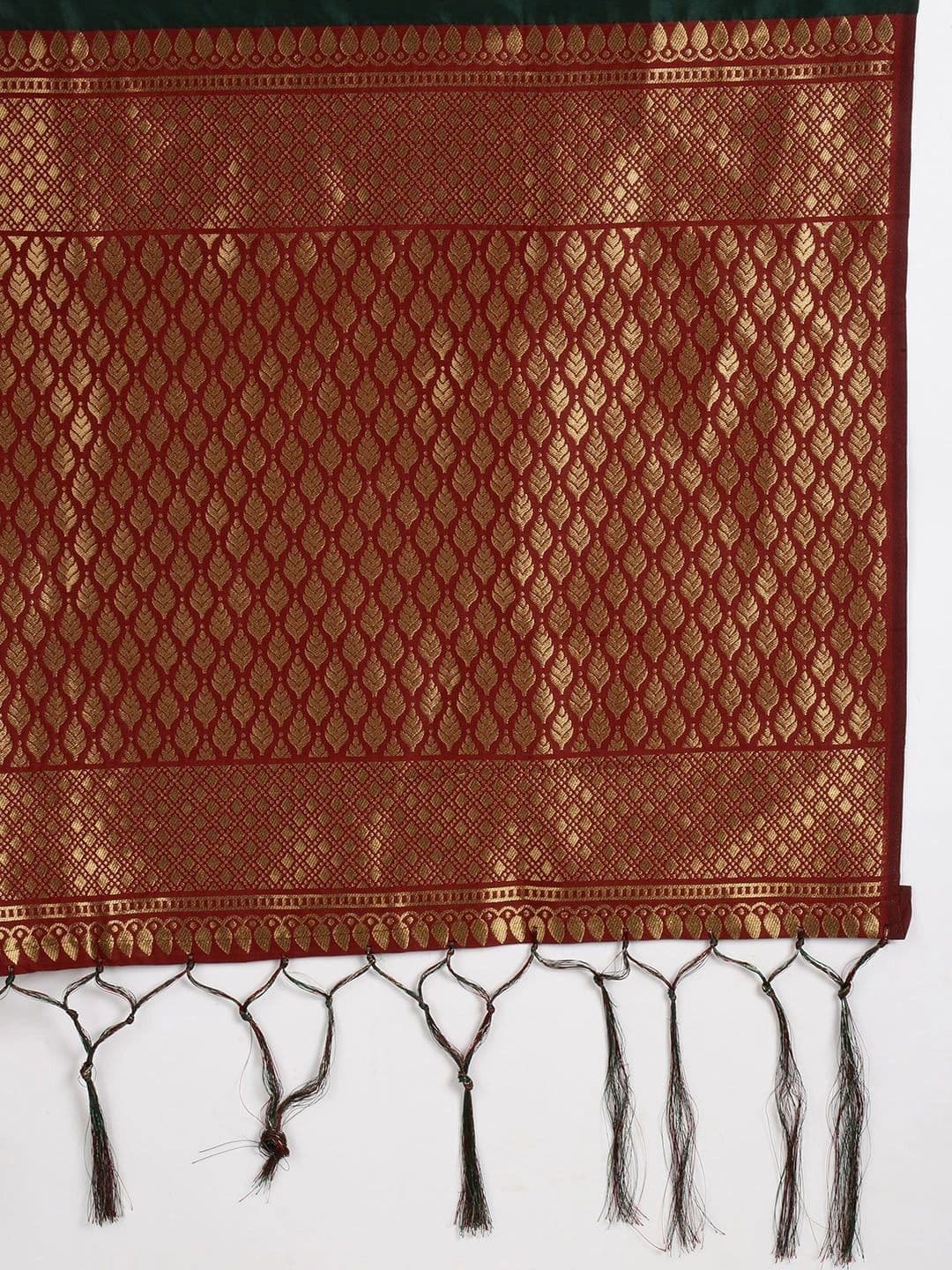 Dhaaga Ghar Women Woven Design Zari Art Silk Banarasi Saree thumbnail 4