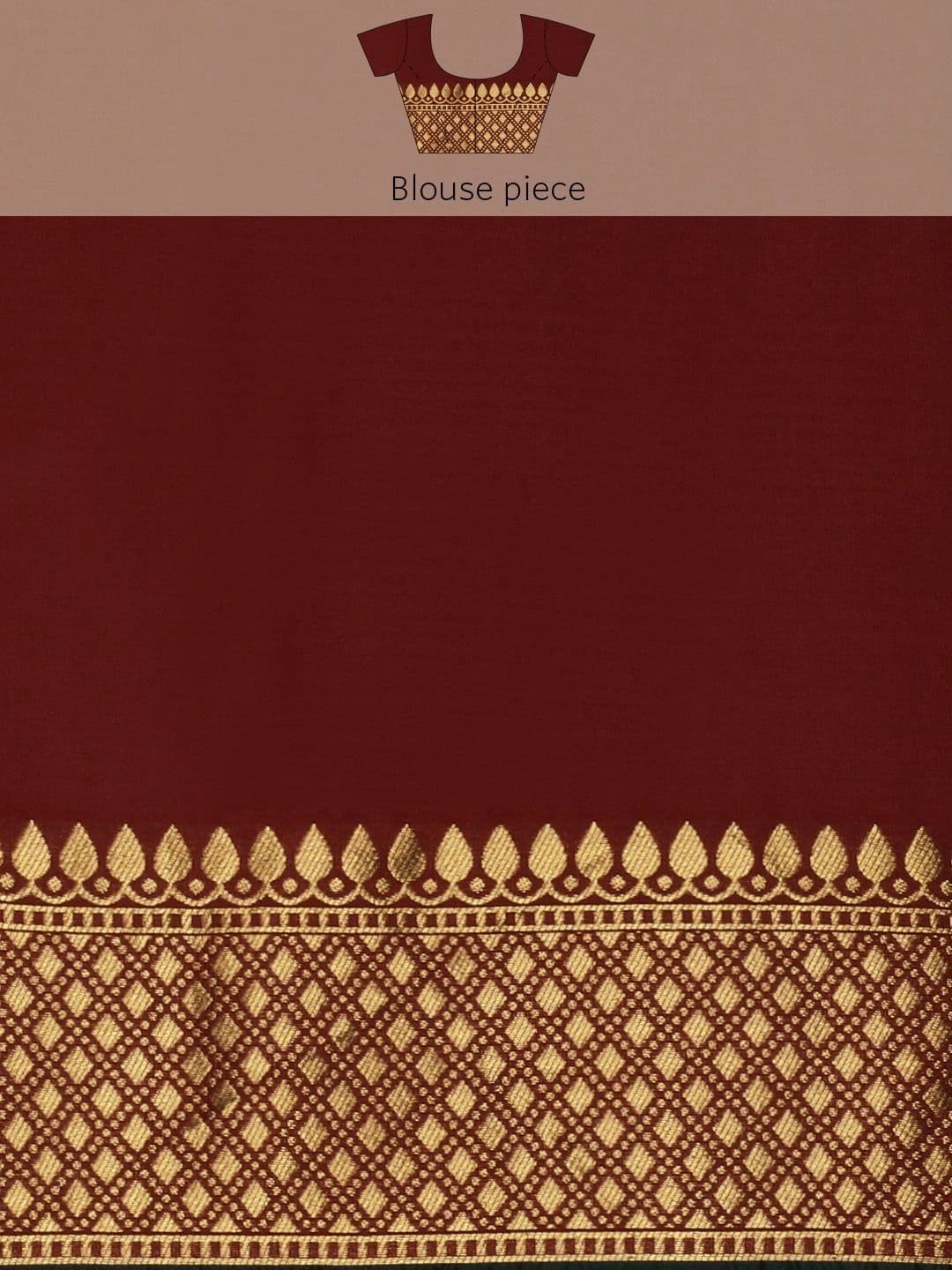 Dhaaga Ghar Women Woven Design Zari Art Silk Banarasi Saree thumbnail 2