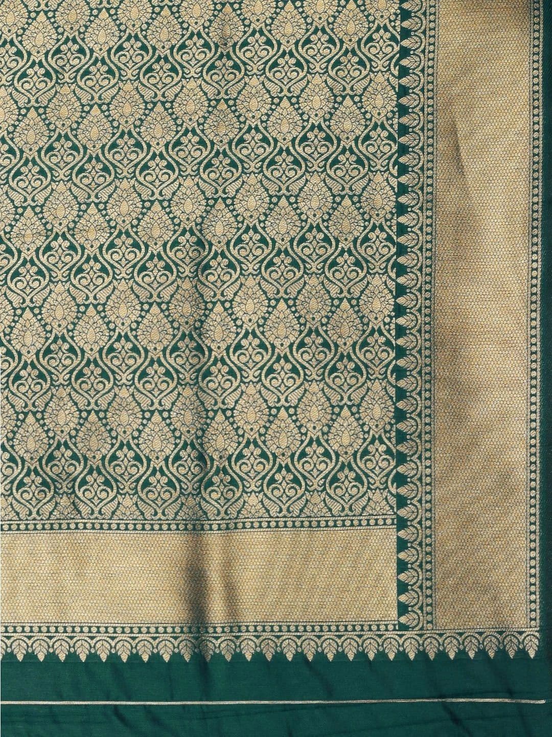 Dhaaga Ghar Women Woven Design Zari Art Silk Banarasi Saree thumbnail 4
