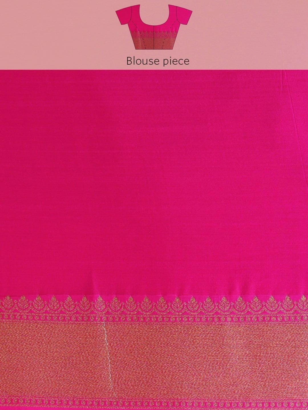 Dhaaga Ghar Women Woven Design Zari Art Silk Banarasi Saree thumbnail 3