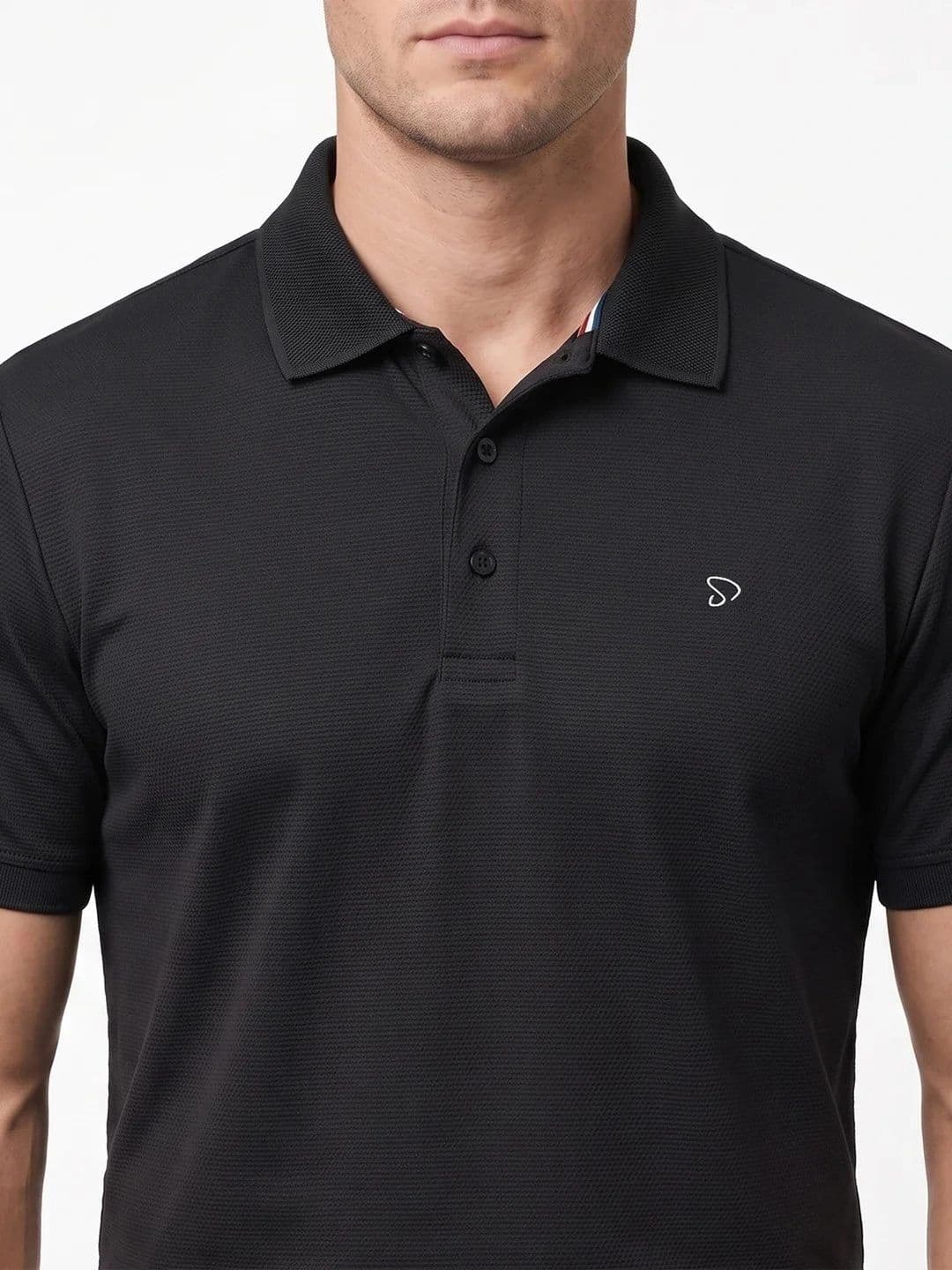 SPORTO Polo Collar Quick-Dry Lounge Tshirts thumbnail 3