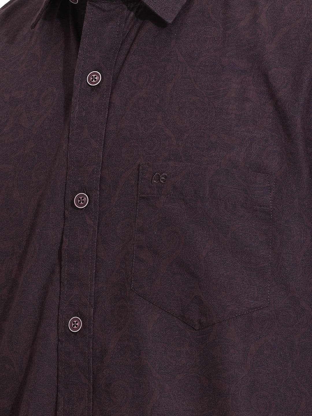 Peter England Slim Fit Micro Ditsy Printed Pure Cotton Casual Shirt thumbnail 5