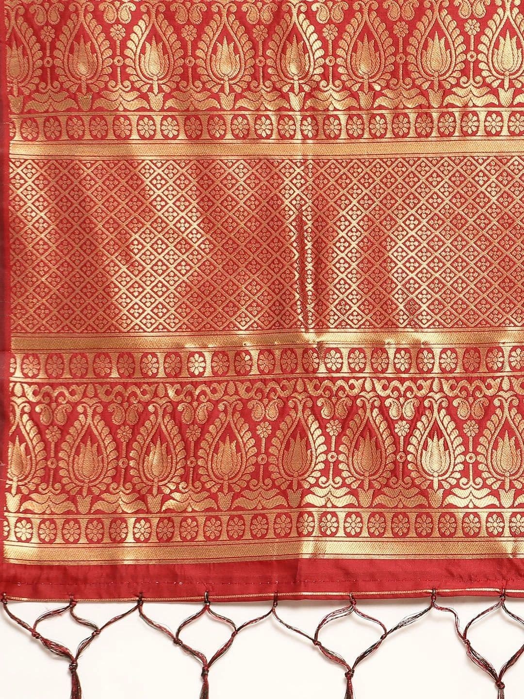 Dhaaga Ghar Woven Design Zari Art Silk Banarasi Saree thumbnail 5