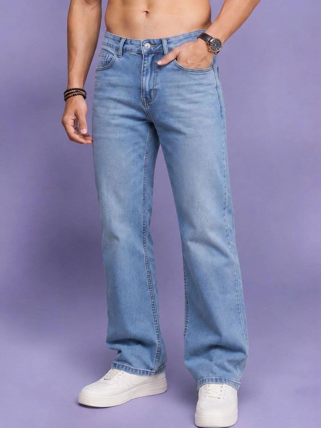 Roadster Men Jean Straight Fit Mid-Rise Stretchable Jeans thumbnail 4