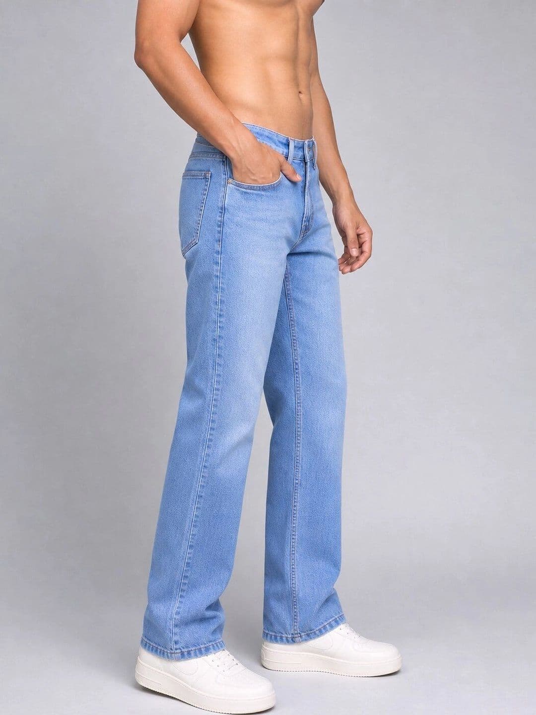 Roadster Men Jean Straight Fit Mid-Rise Stretchable Jeans thumbnail 6