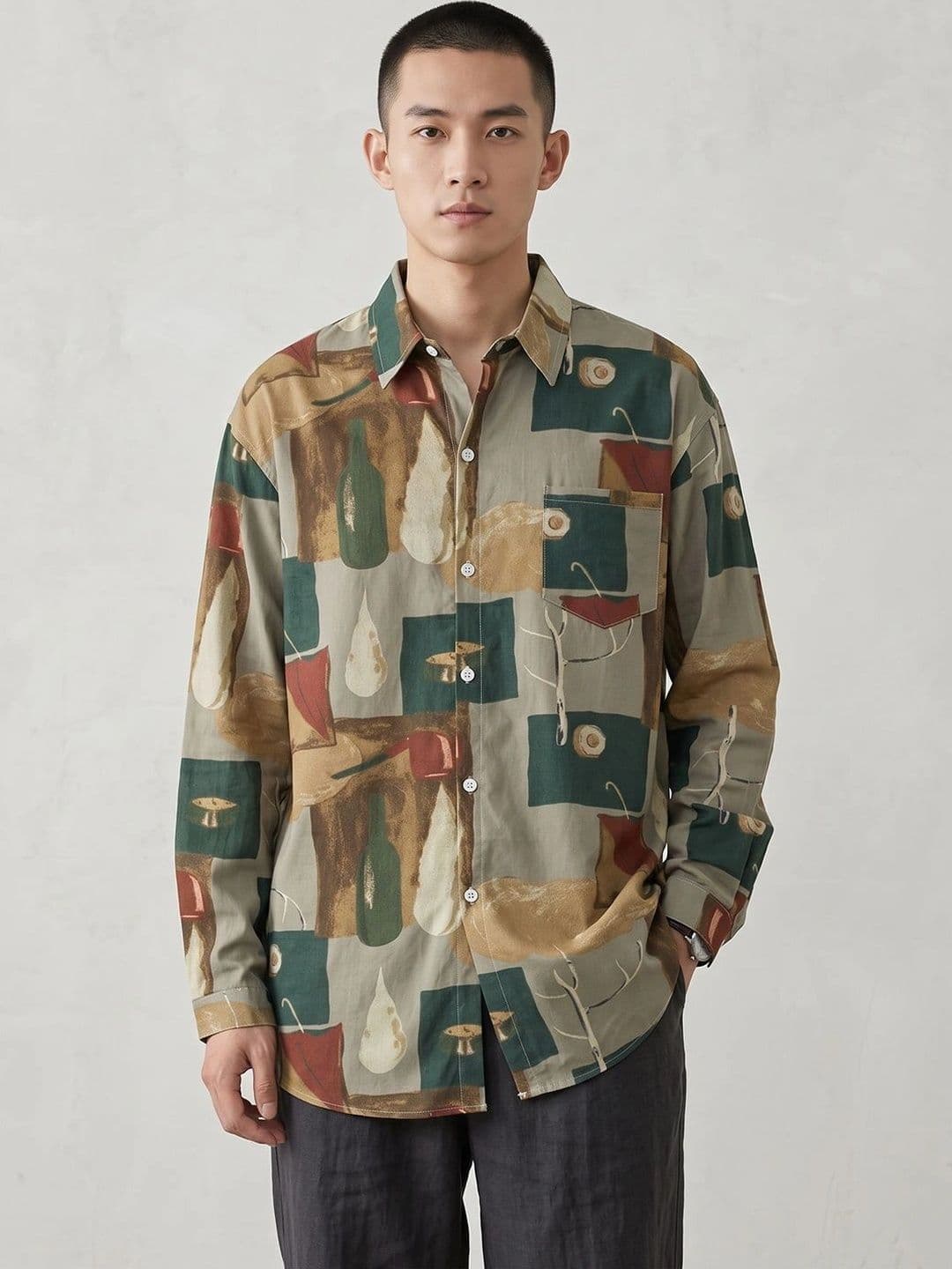 StyleCast x Revolte Men Printed Casual Shirt - view 1