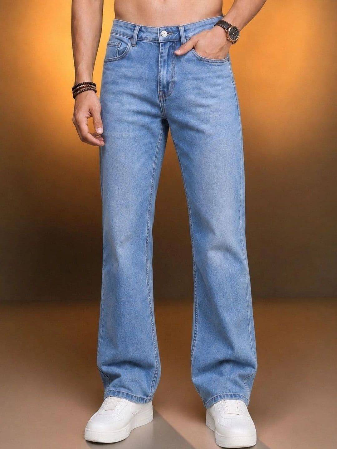 Roadster Men Jean Straight Fit Mid-Rise Stretchable Jeans thumbnail 4