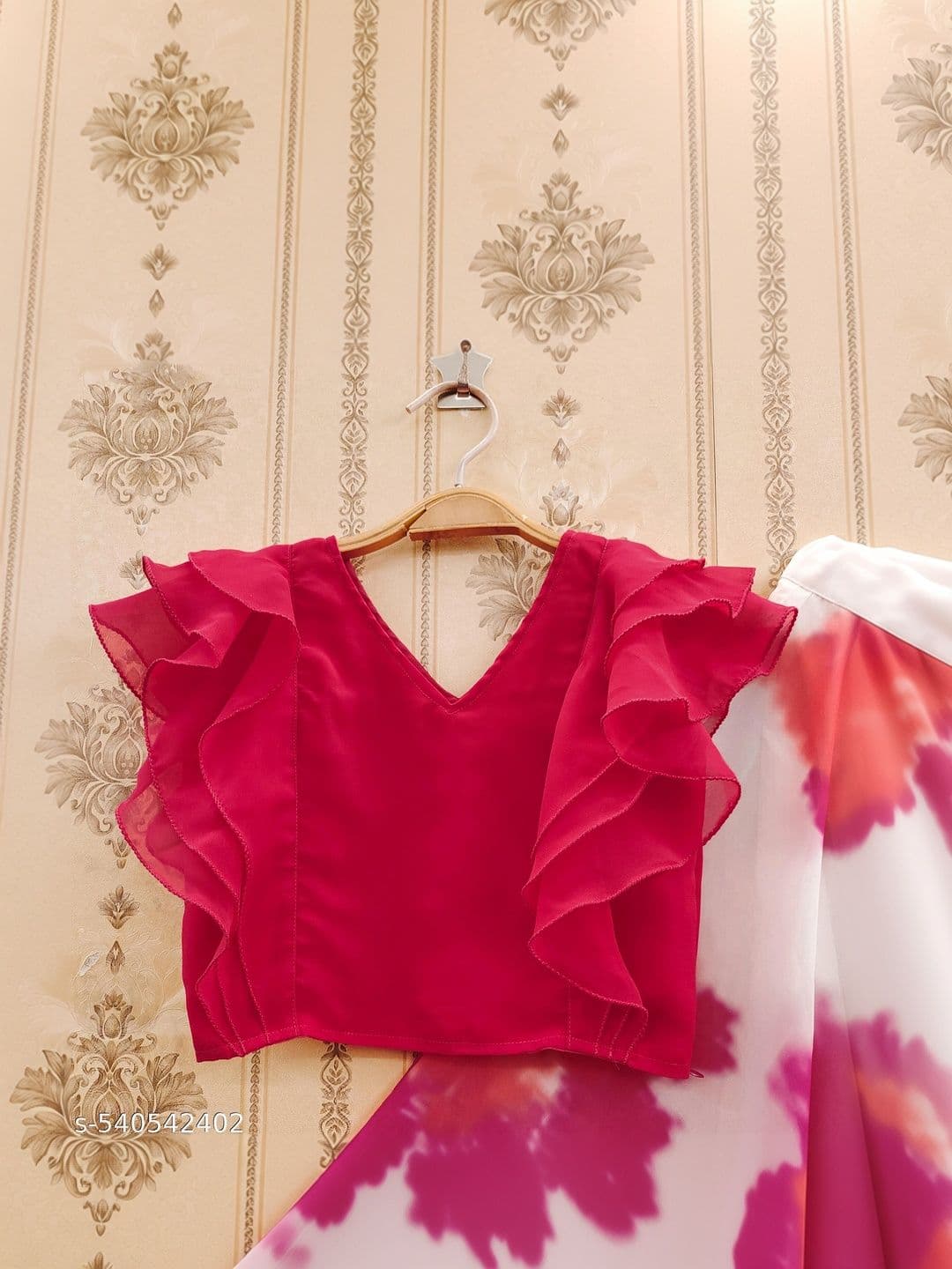 KALINI Girls Tie and Dye Ready to Wear Lehenga & thumbnail 5