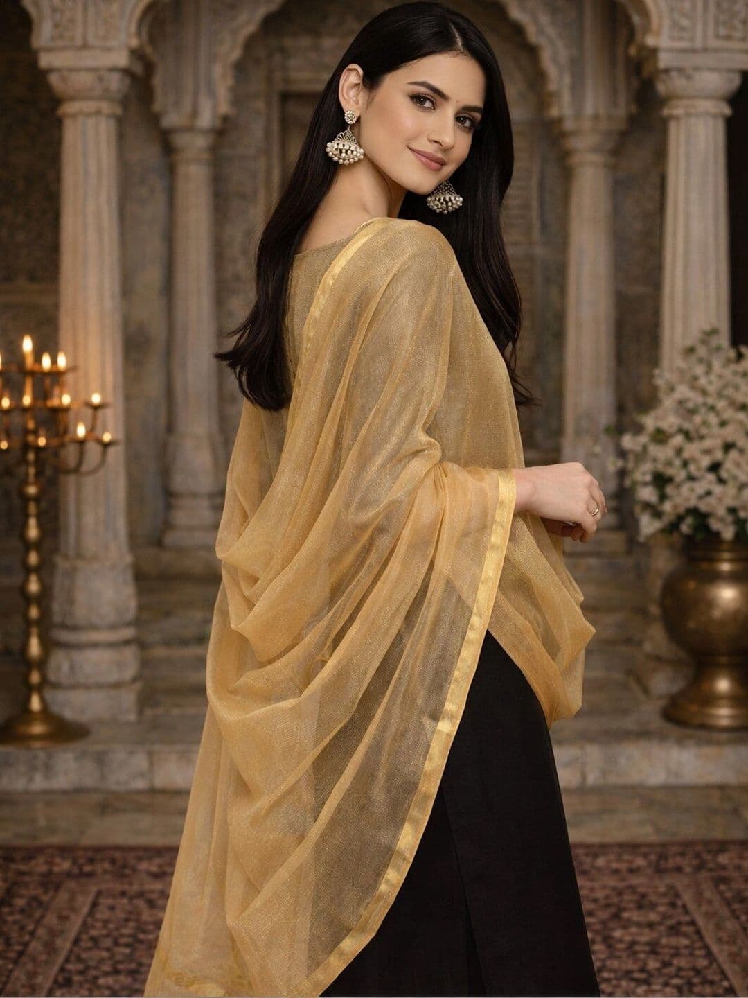 STUTI FASHION Art Silk Dupatta thumbnail 2