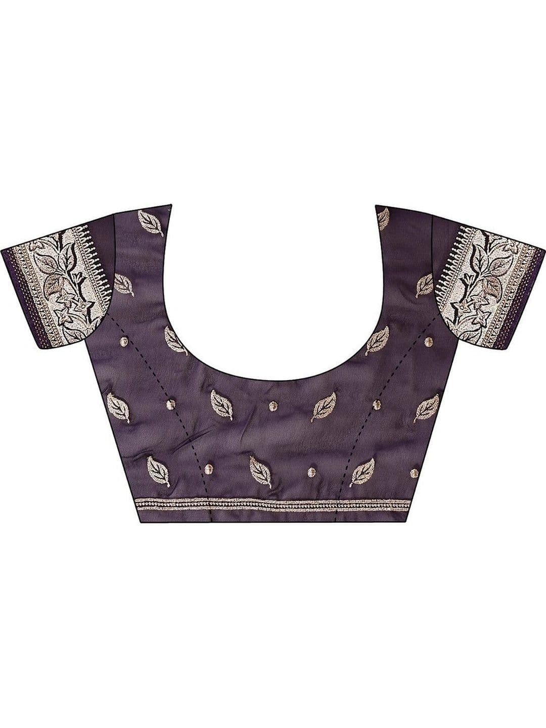 Leelavati Ethnic Motifs Embroidered Pure Georgette Saree thumbnail 7