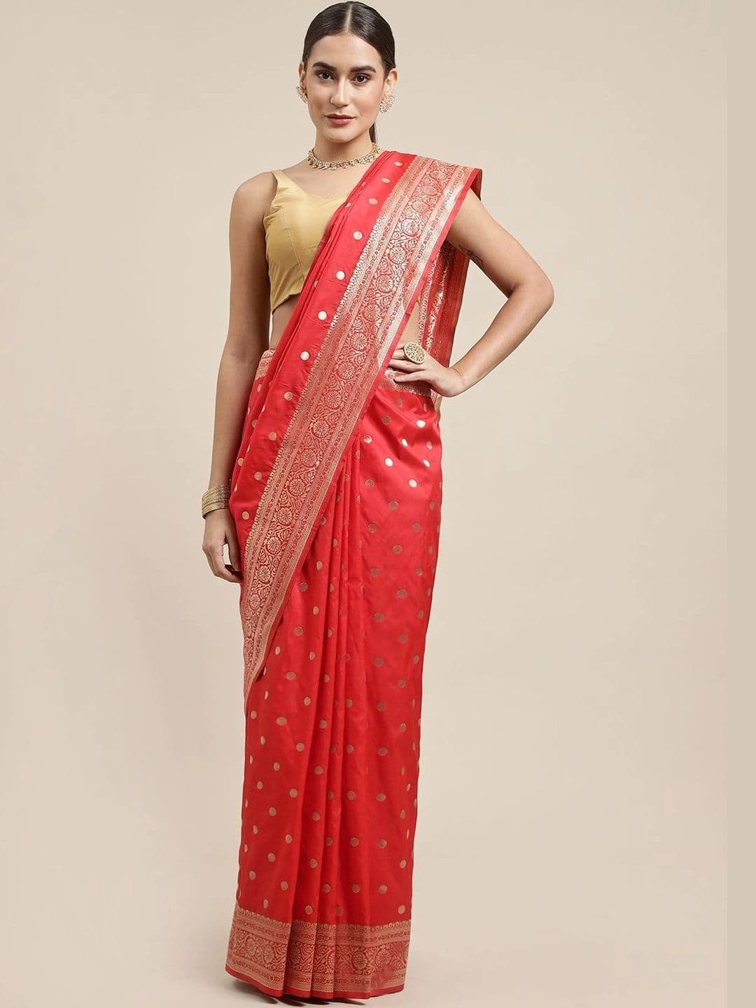 Dhaaga Ghar Woven Design Zari Art Silk Banarasi Saree - view 1