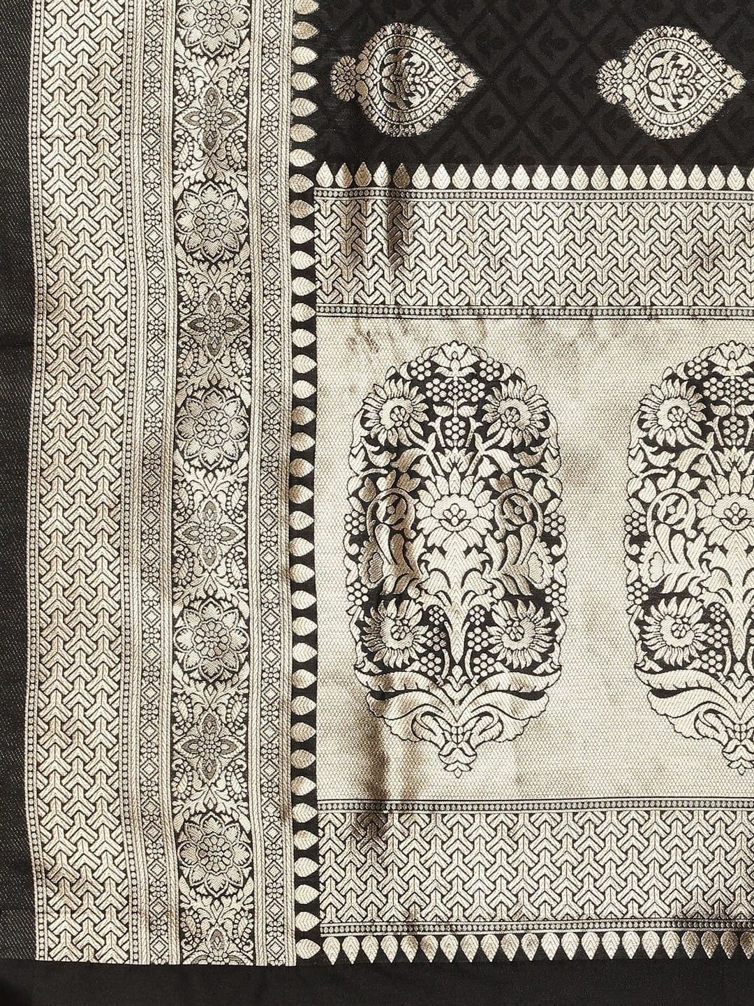 Dhaaga Ghar Woven Design Zari Art Silk Banarasi Saree thumbnail 3