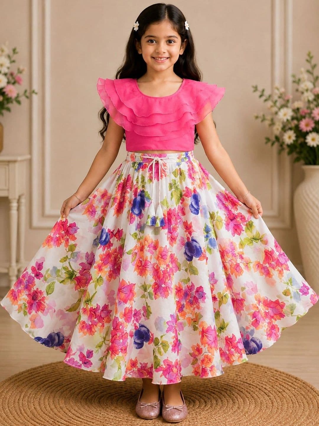 KALINI Girls Ready to Wear Lehenga & - view 1