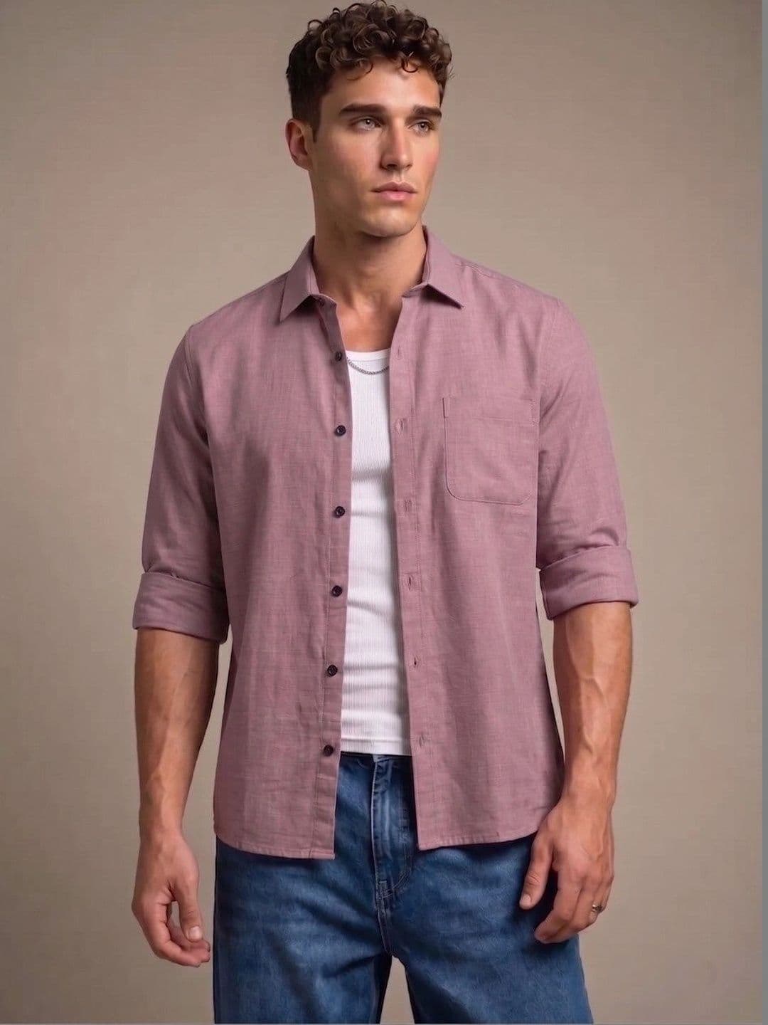glitchez Men Standard Slim Fit Casual Shirt - view 1