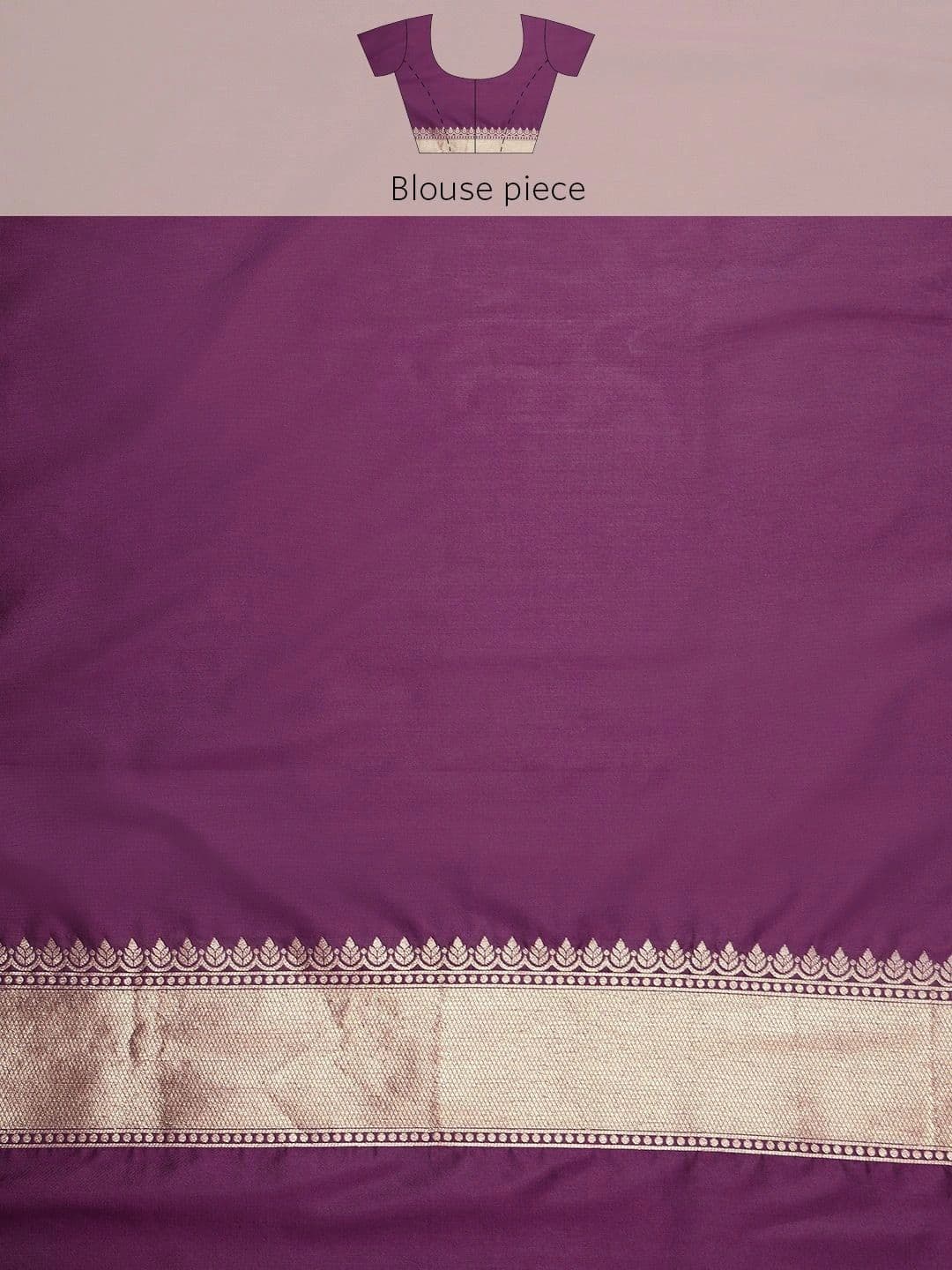Dhaaga Ghar Woven Design Zari Art Silk Banarasi Saree thumbnail 3