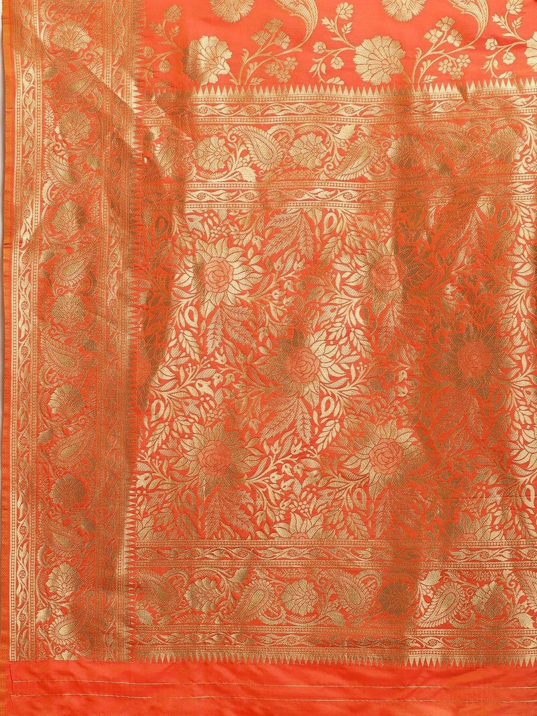 Dhaaga Ghar Woven Design Zari Art Silk Banarasi Saree thumbnail 5