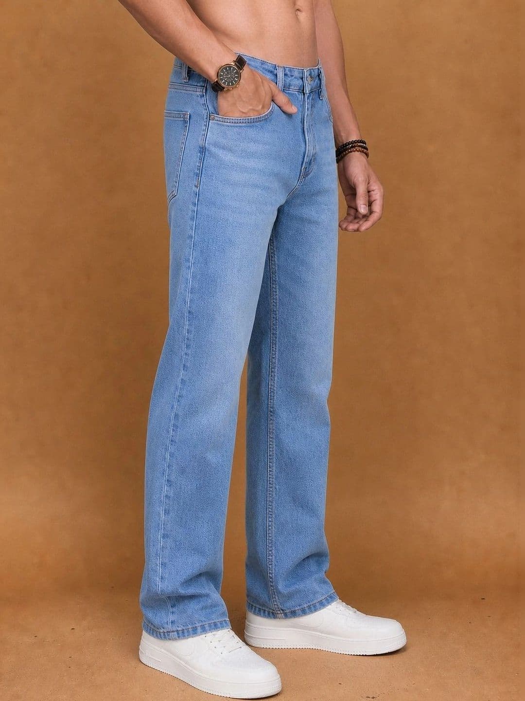 Roadster Men Jean Straight Fit Mid-Rise Stretchable Jeans thumbnail 7