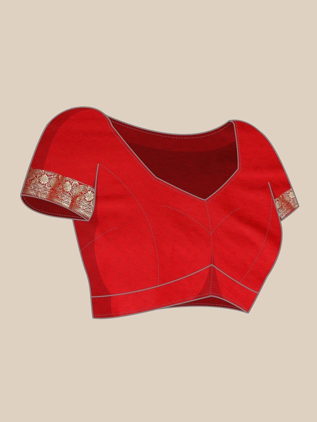 Dhaaga Ghar Woven Design Zari Art Silk Banarasi Saree thumbnail 4