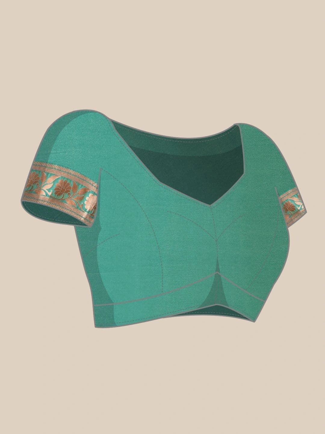Dhaaga Ghar Woven Design Zari Art Silk Banarasi Saree thumbnail 3