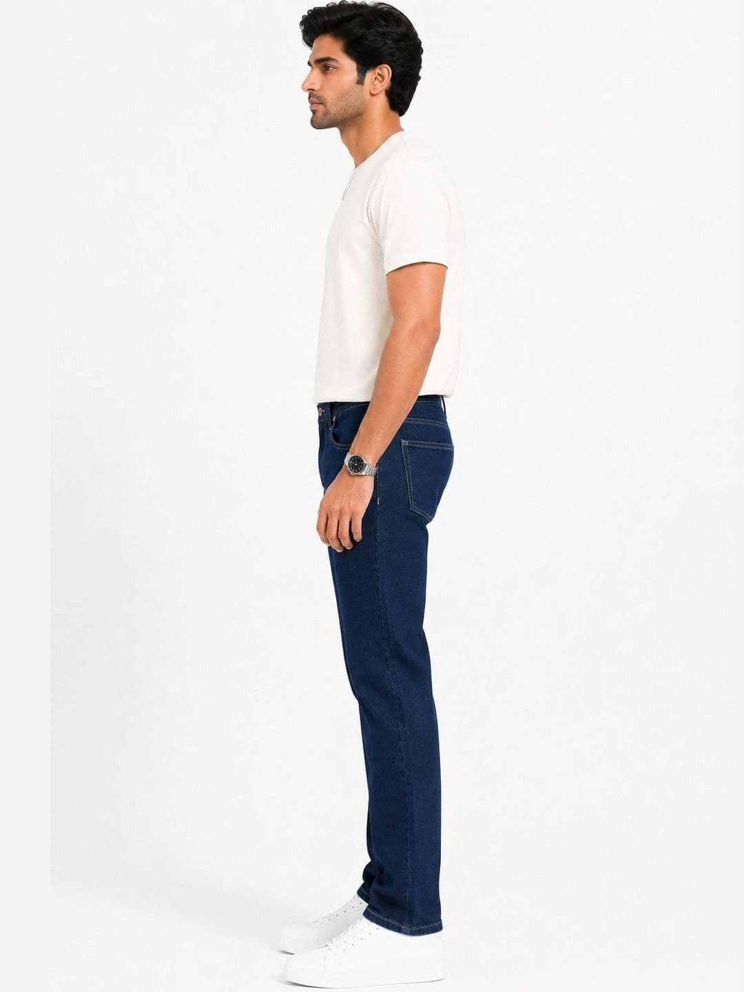 BAESD Men Straight Fit High-Rise Stretchable Jeans thumbnail 5