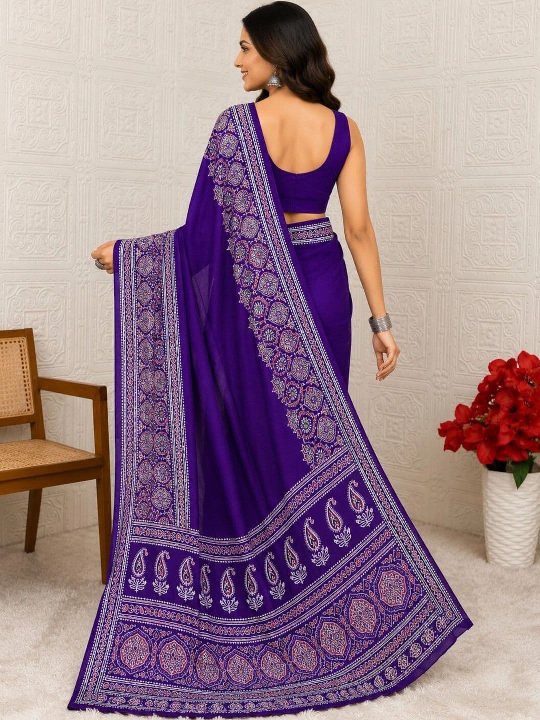 DIVASTRI Woven Design Zari Art Silk Designer Saree thumbnail 4