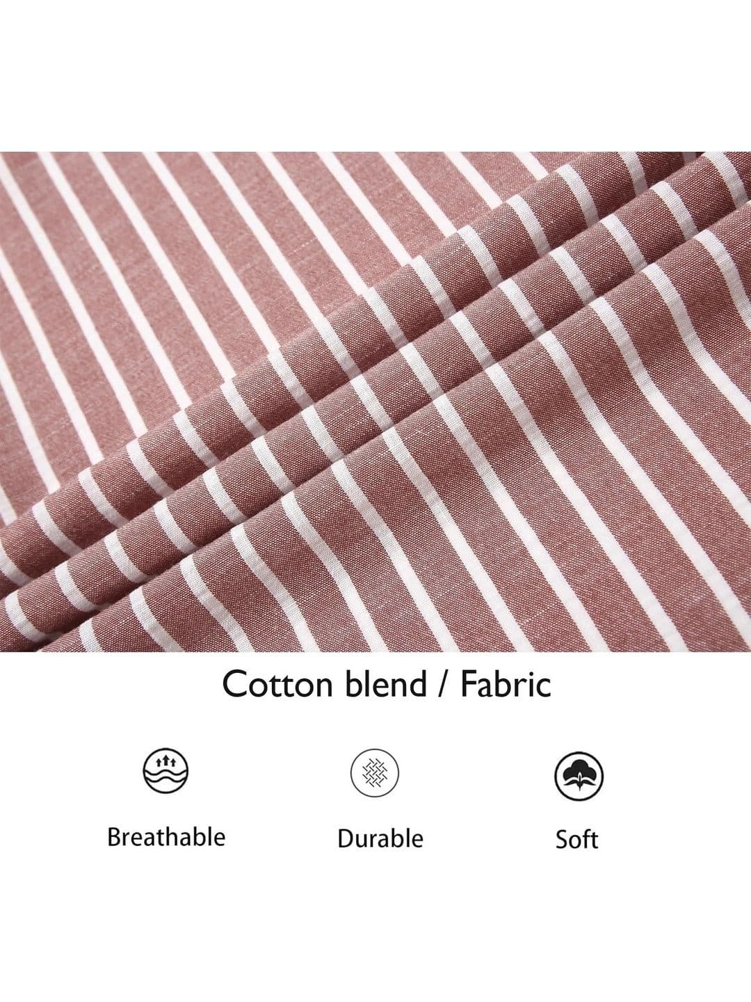 Fifth U Men Standard Striped Casual Shirt thumbnail 3