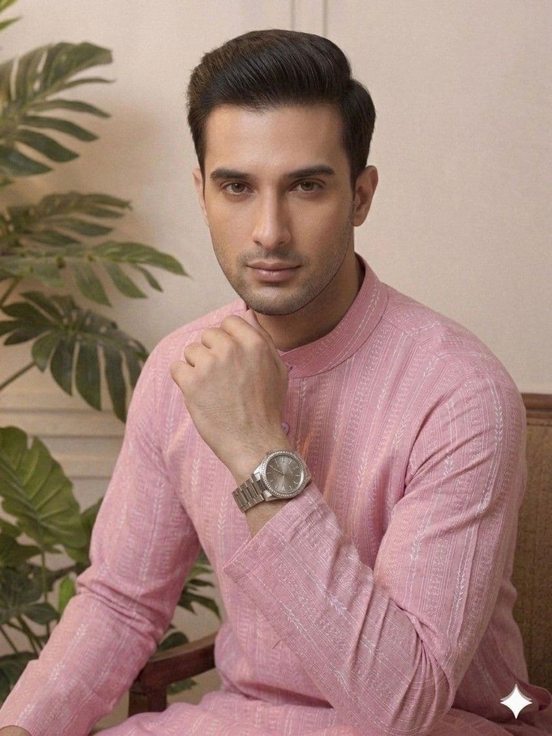 Sypher Boutique Men Dobby Handloom Kurta thumbnail 3