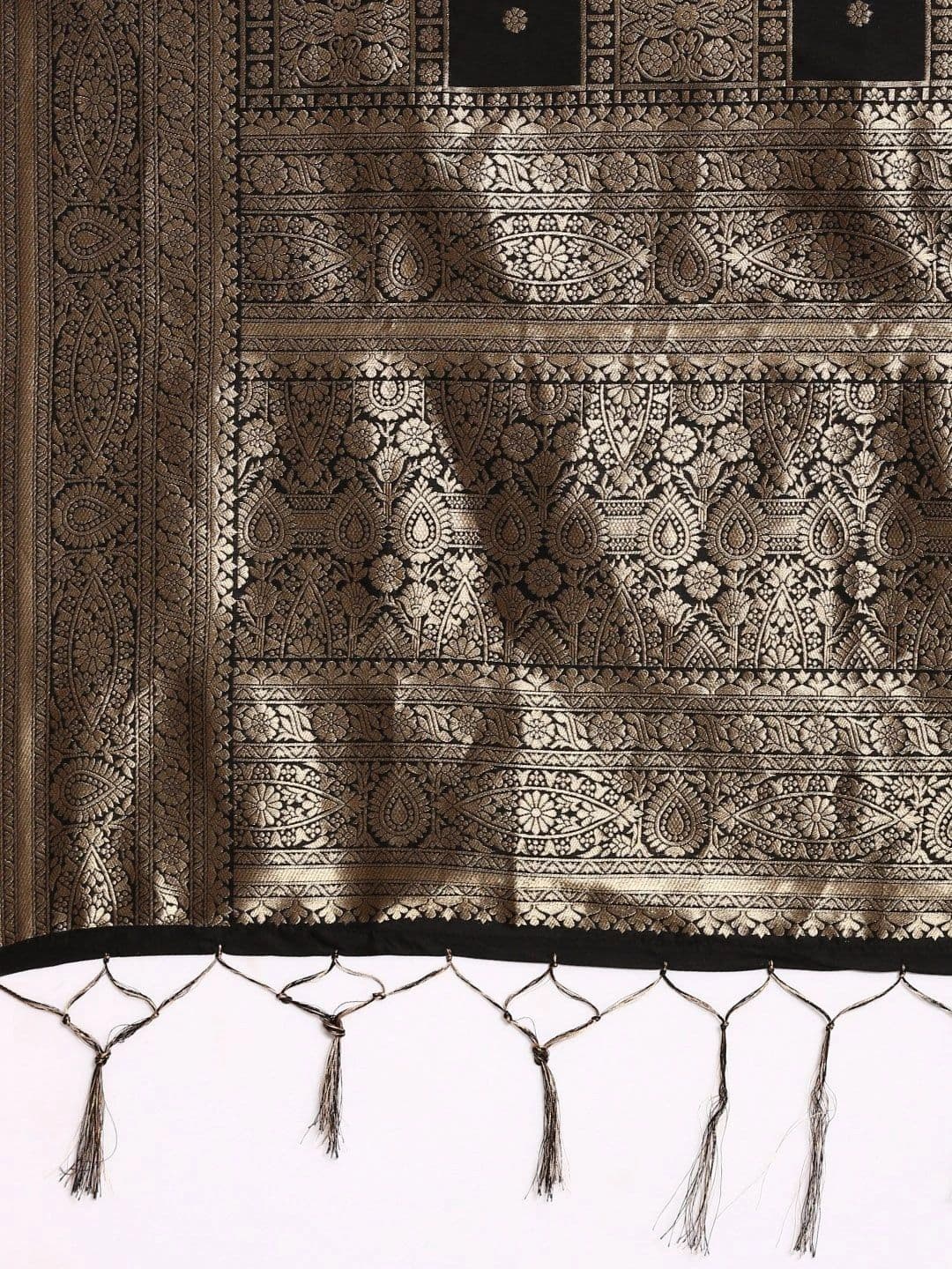 Dhaaga Ghar Zari Art Silk Women Banarasi Saree thumbnail 7