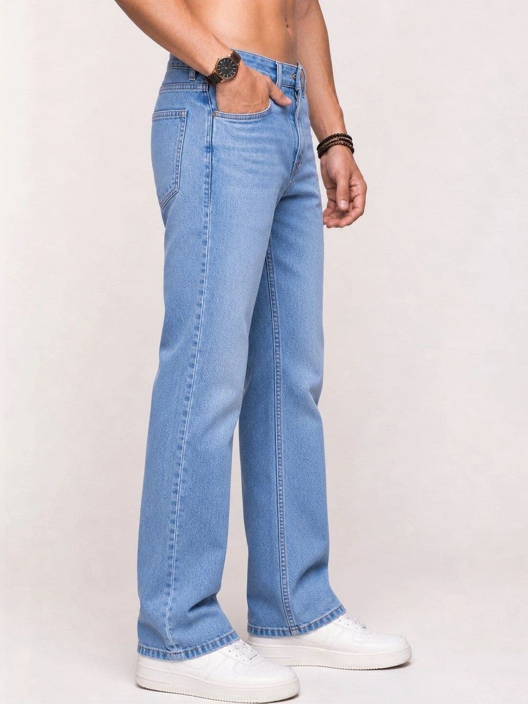Roadster Men Jean Straight Fit Mid-Rise Stretchable Jeans thumbnail 3