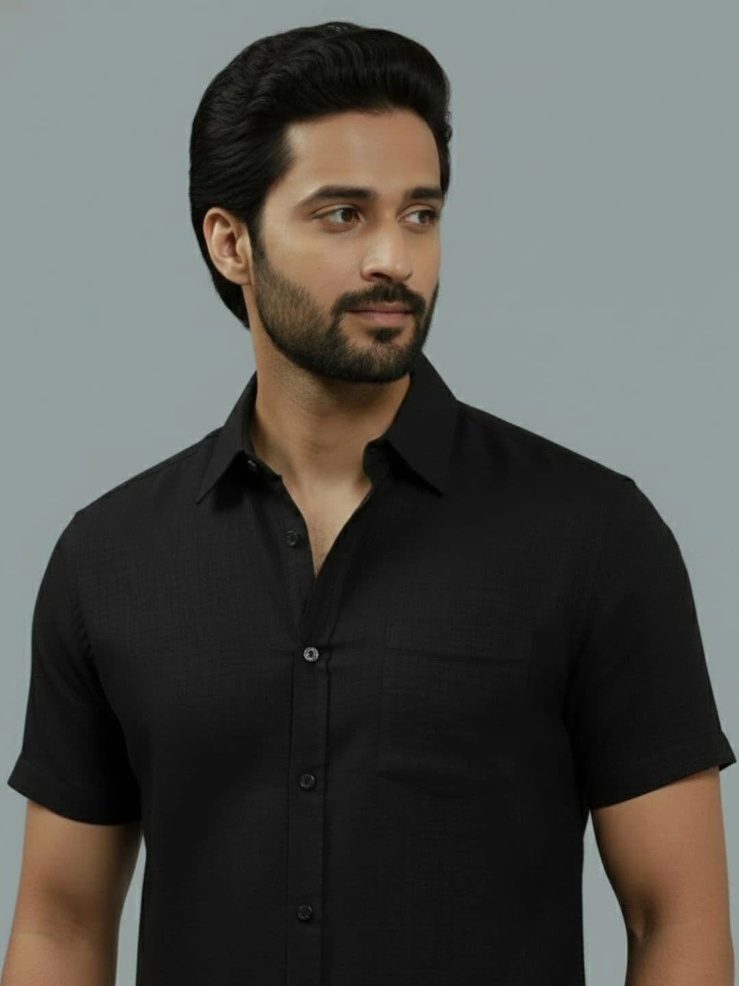 Vashuqi Men Smart Slim Fit Casual Shirt thumbnail 5