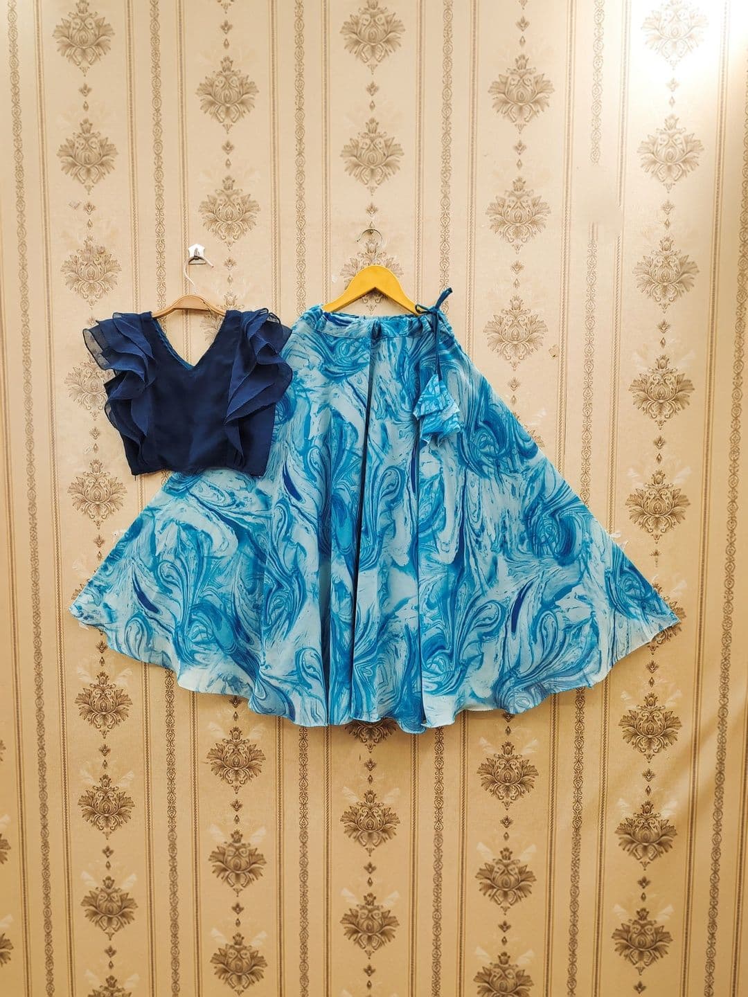 KALINI Girls Ready to Wear Lehenga & thumbnail 4