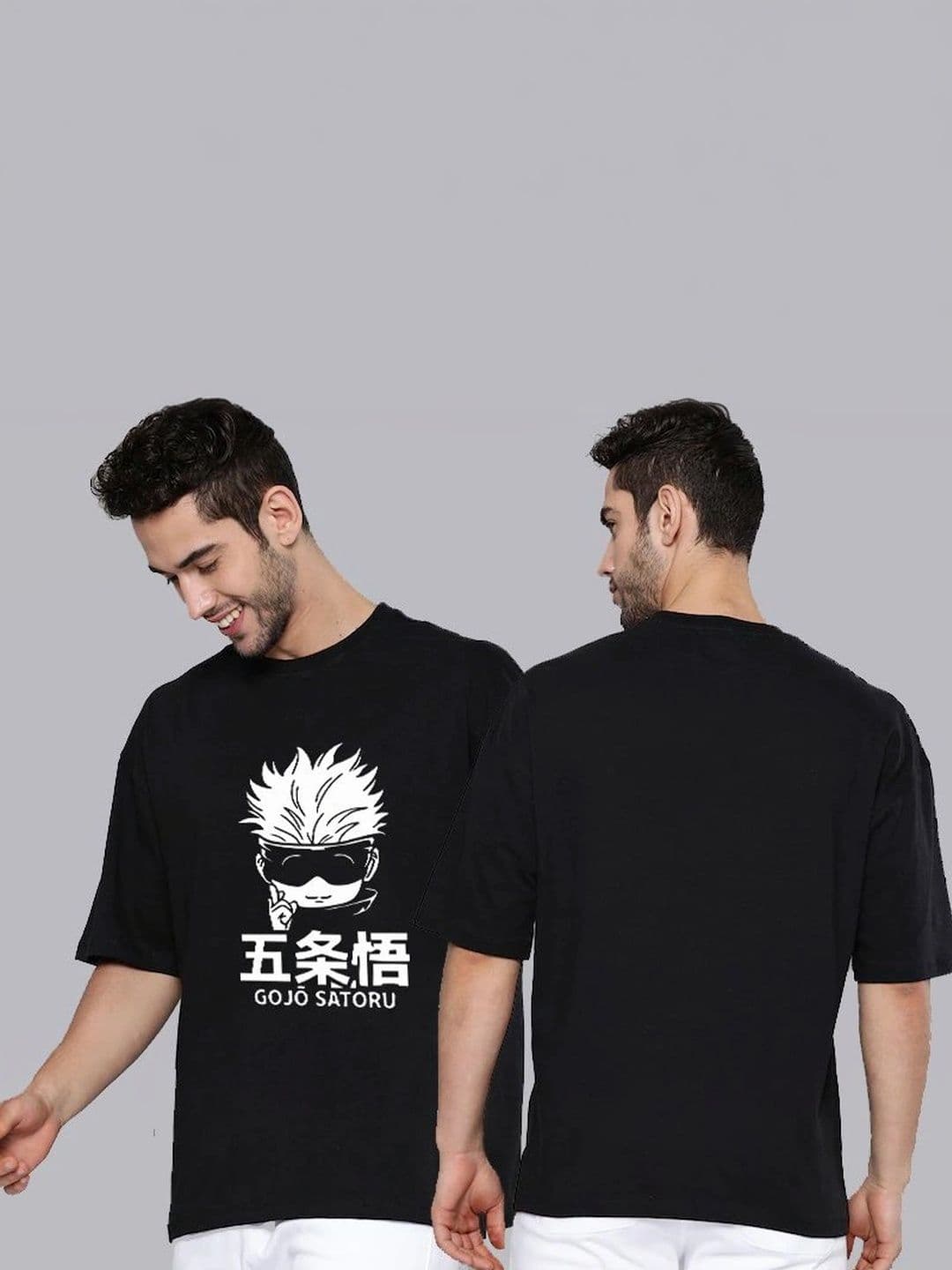 Moda Rapido X Organic Chics Men Printed Drop-Shoulder Sleeves Anti Odour T-shirt thumbnail 3