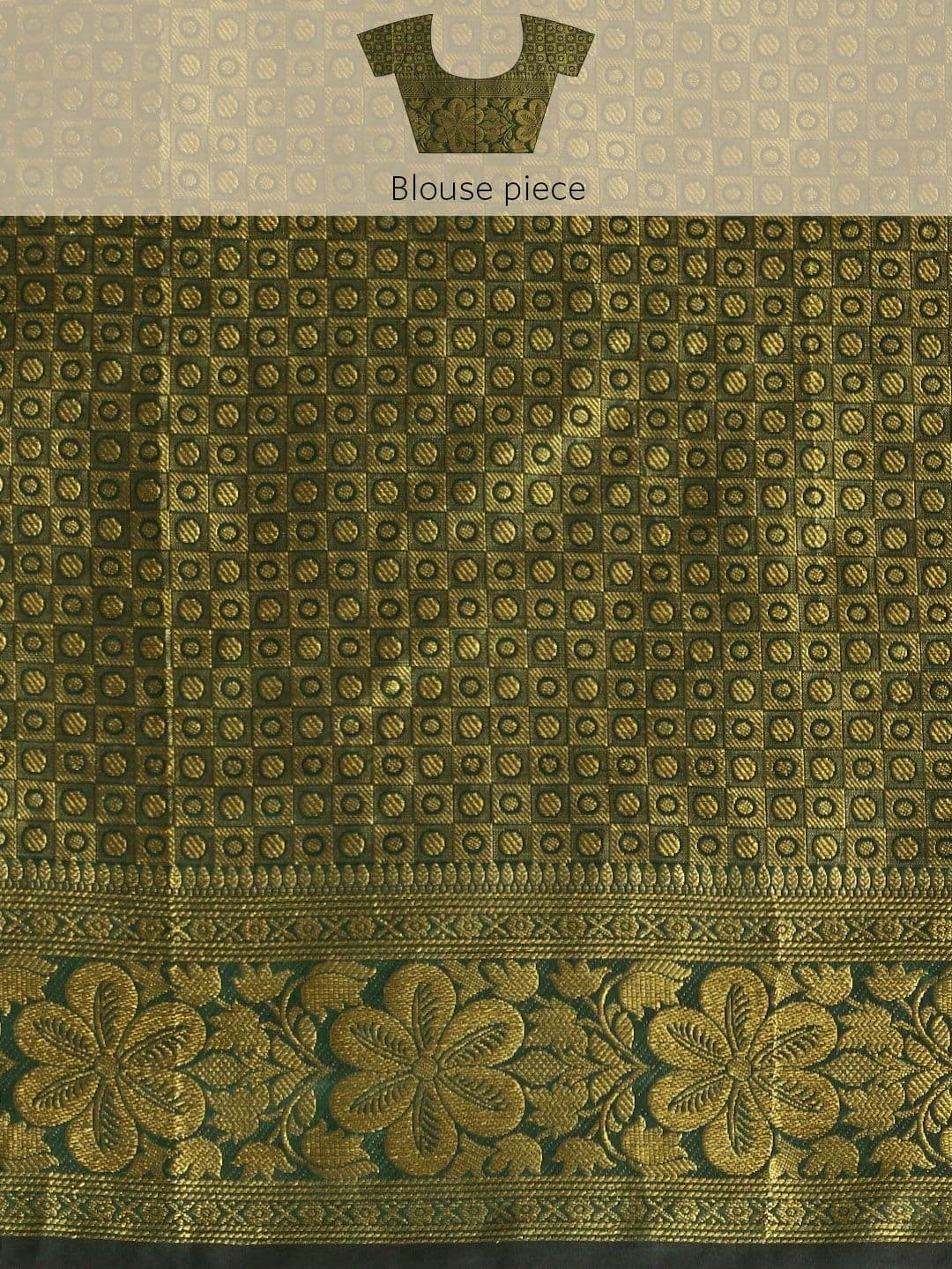 Dhaaga Ghar Woven Design Zari Art Silk Banarasi Saree thumbnail 7