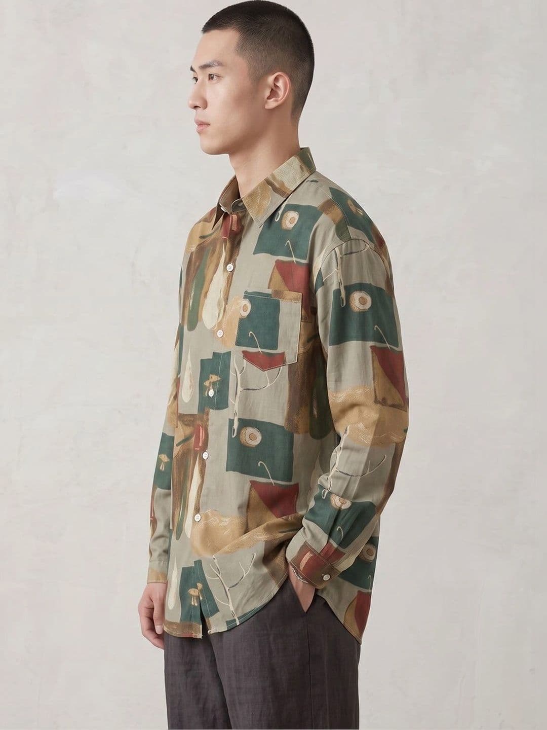 StyleCast x Revolte Men Printed Casual Shirt thumbnail 5