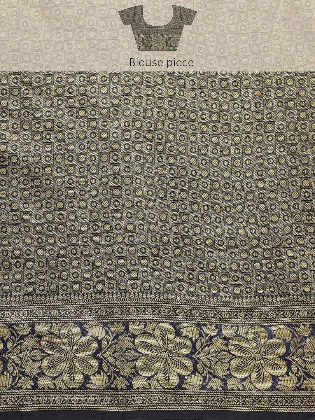 Dhaaga Ghar Woven Design Zari Art Silk Banarasi Saree thumbnail 7