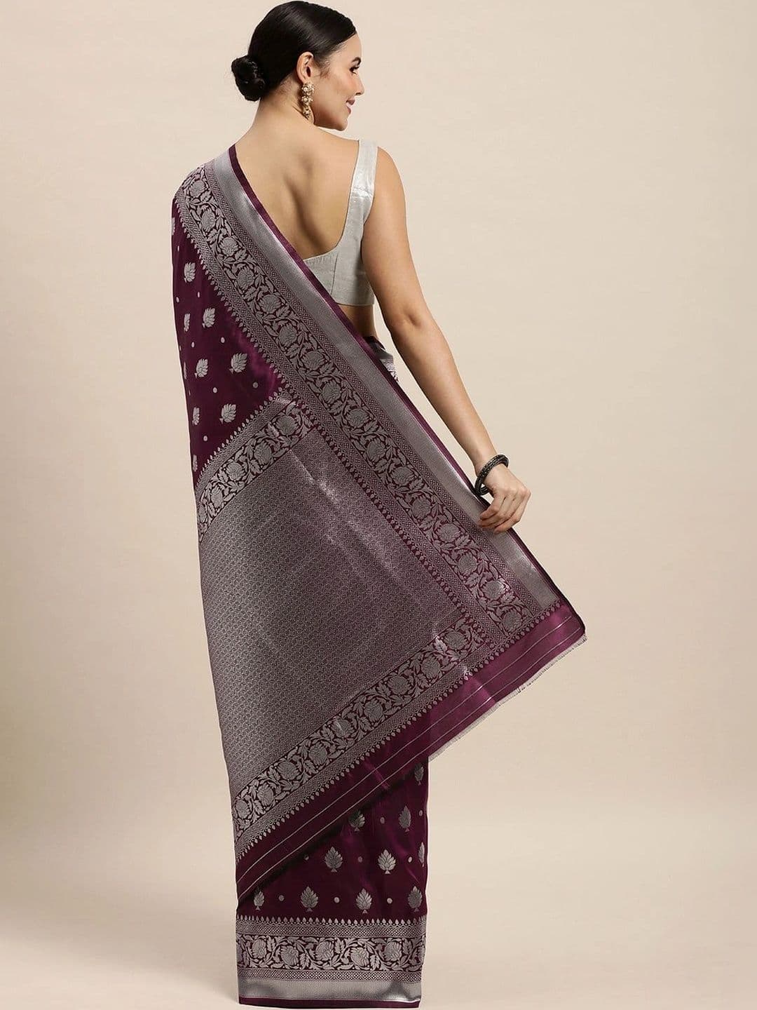 Dhaaga Ghar Woven Design Zari Art Silk Banarasi Saree thumbnail 2