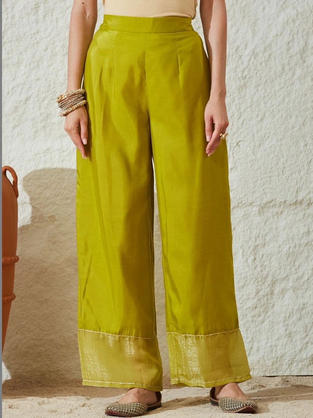 MOKOSH Women Embroidered Anarkali Kurta and Palazzo Set with Dupatta thumbnail 6