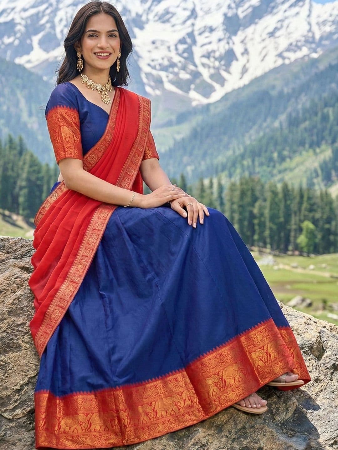 all about you Unstitched Lehenga & Blouse With Dupatta thumbnail 4