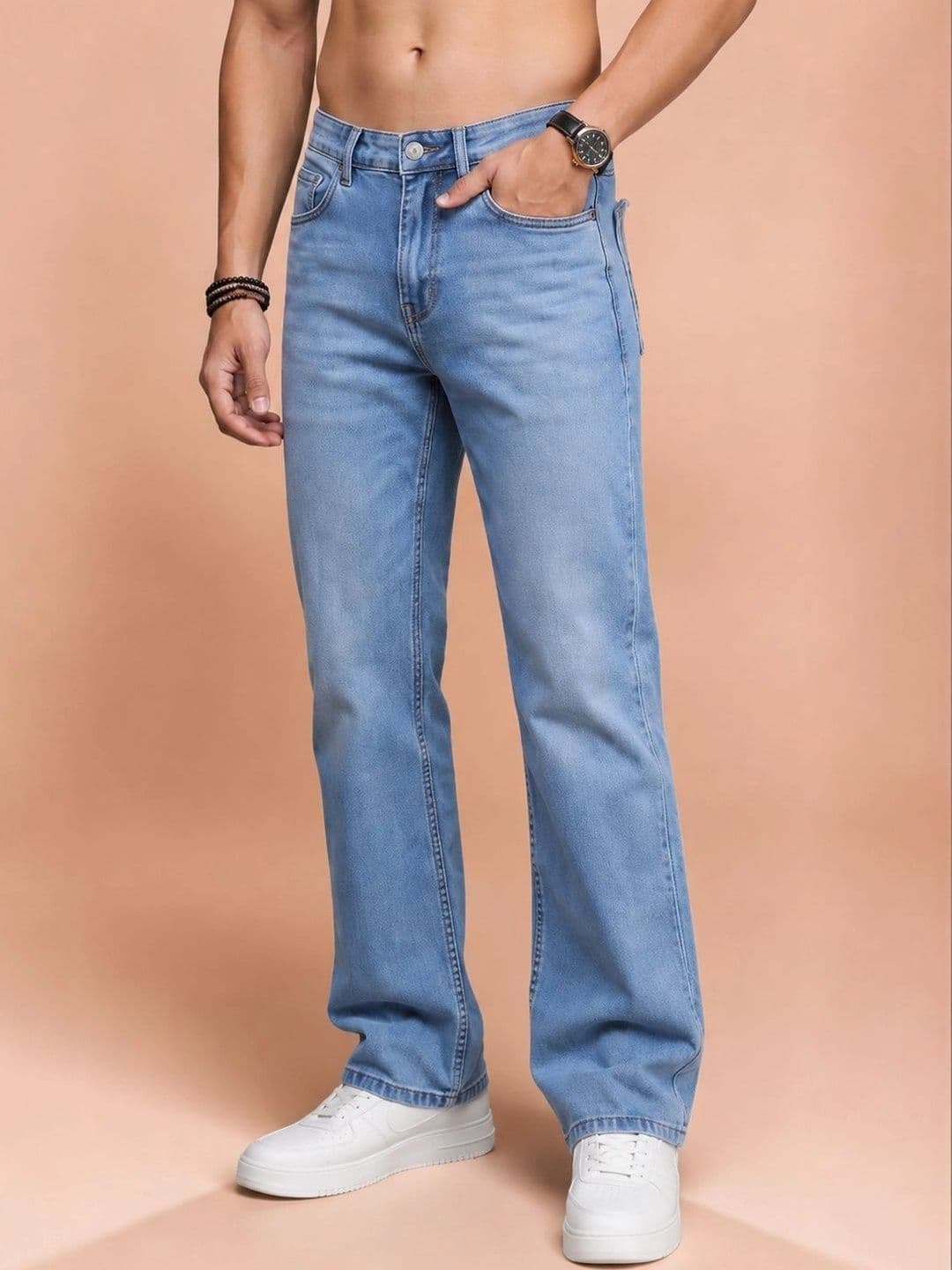 Roadster Men Jean Straight Fit Mid-Rise Stretchable Jeans thumbnail 3