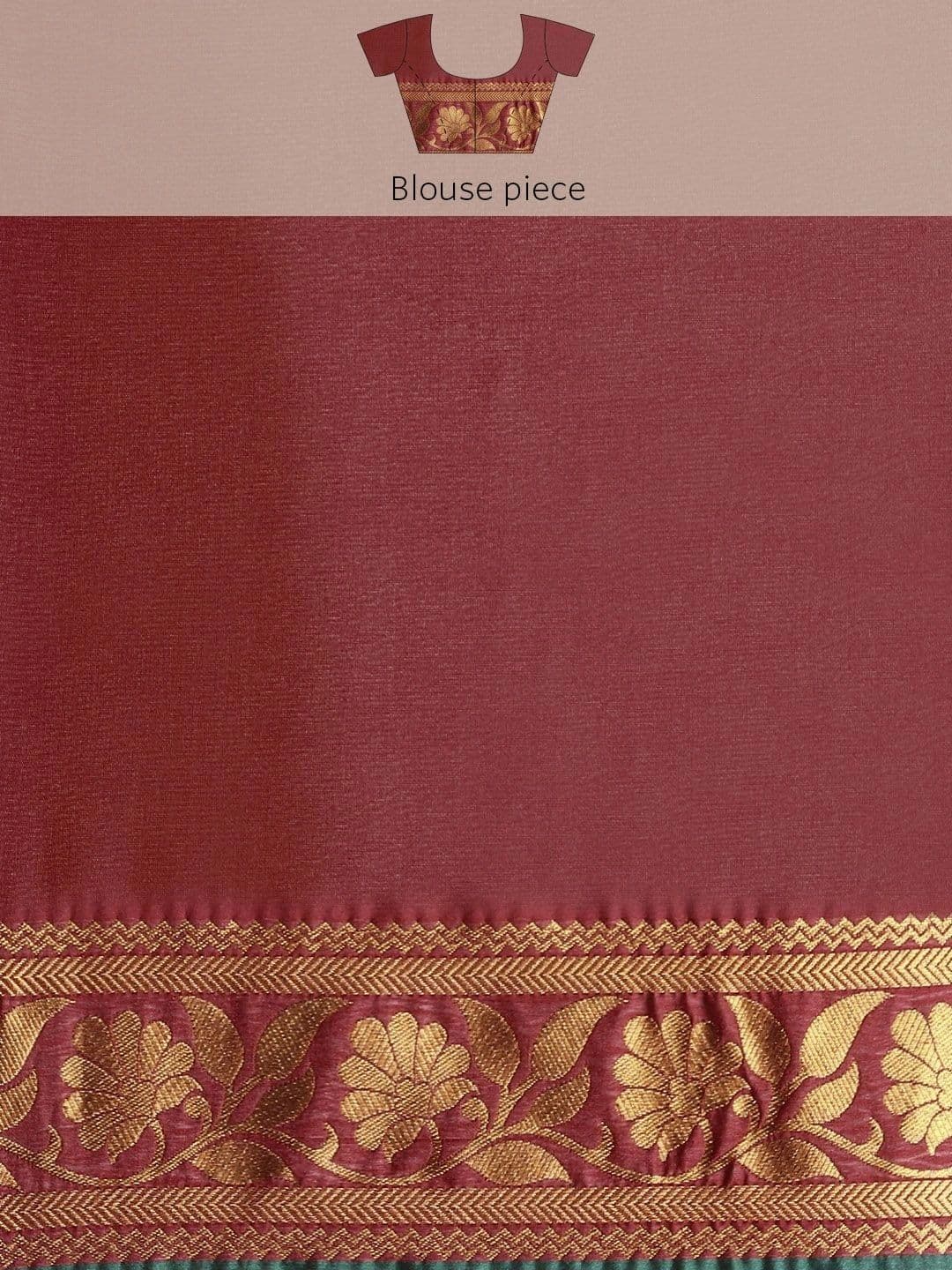 Dhaaga Ghar Woven Design Zari Art Silk Banarasi Saree thumbnail 4