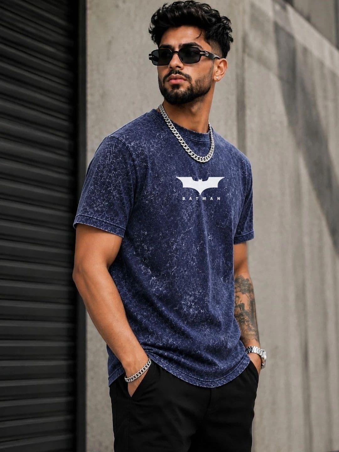 VELS CLOTHING Men Batman Printed Bio Finish T-shirt - view 1