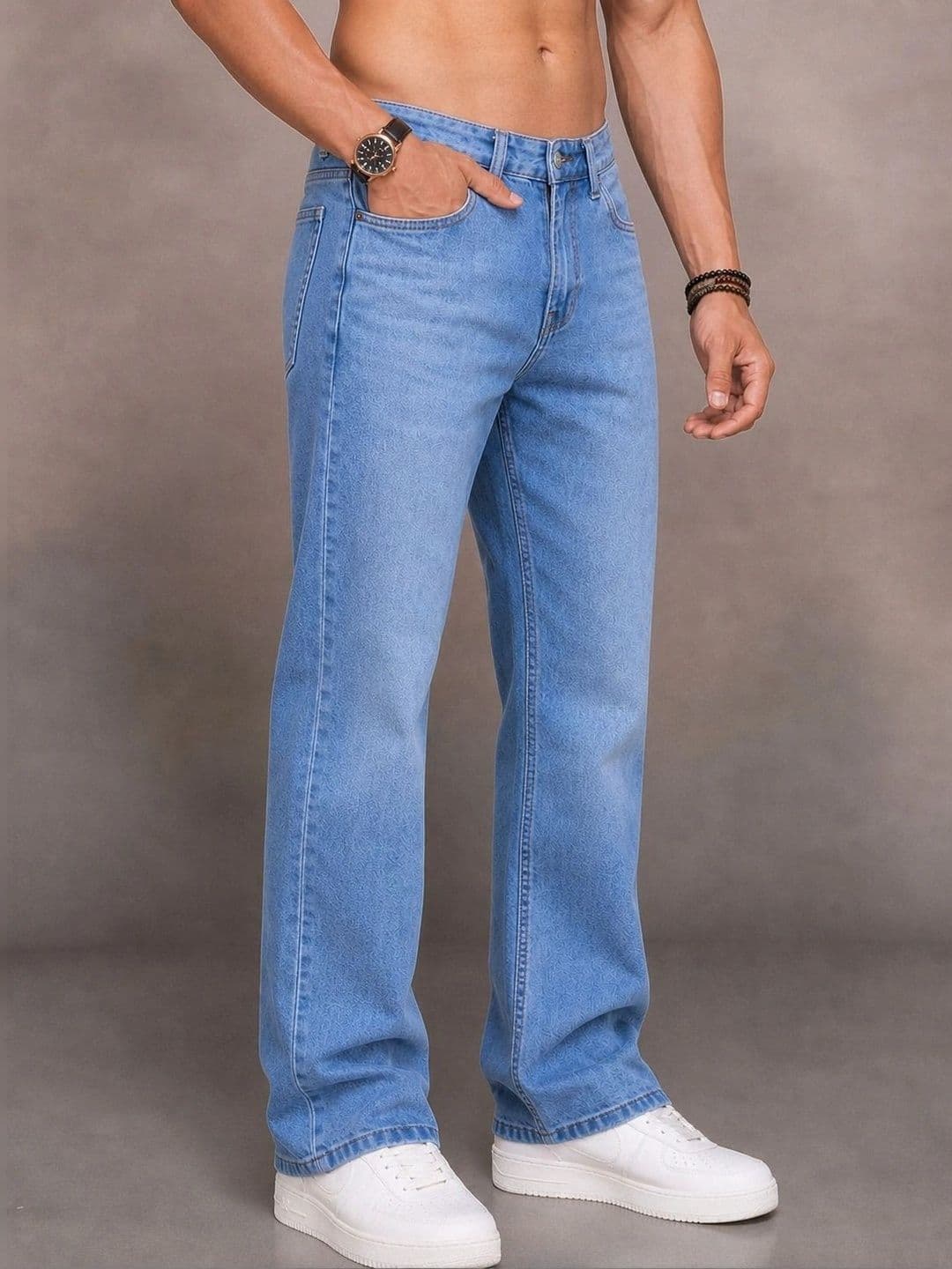 Roadster Men Jean Straight Fit Mid-Rise Stretchable Jeans thumbnail 6