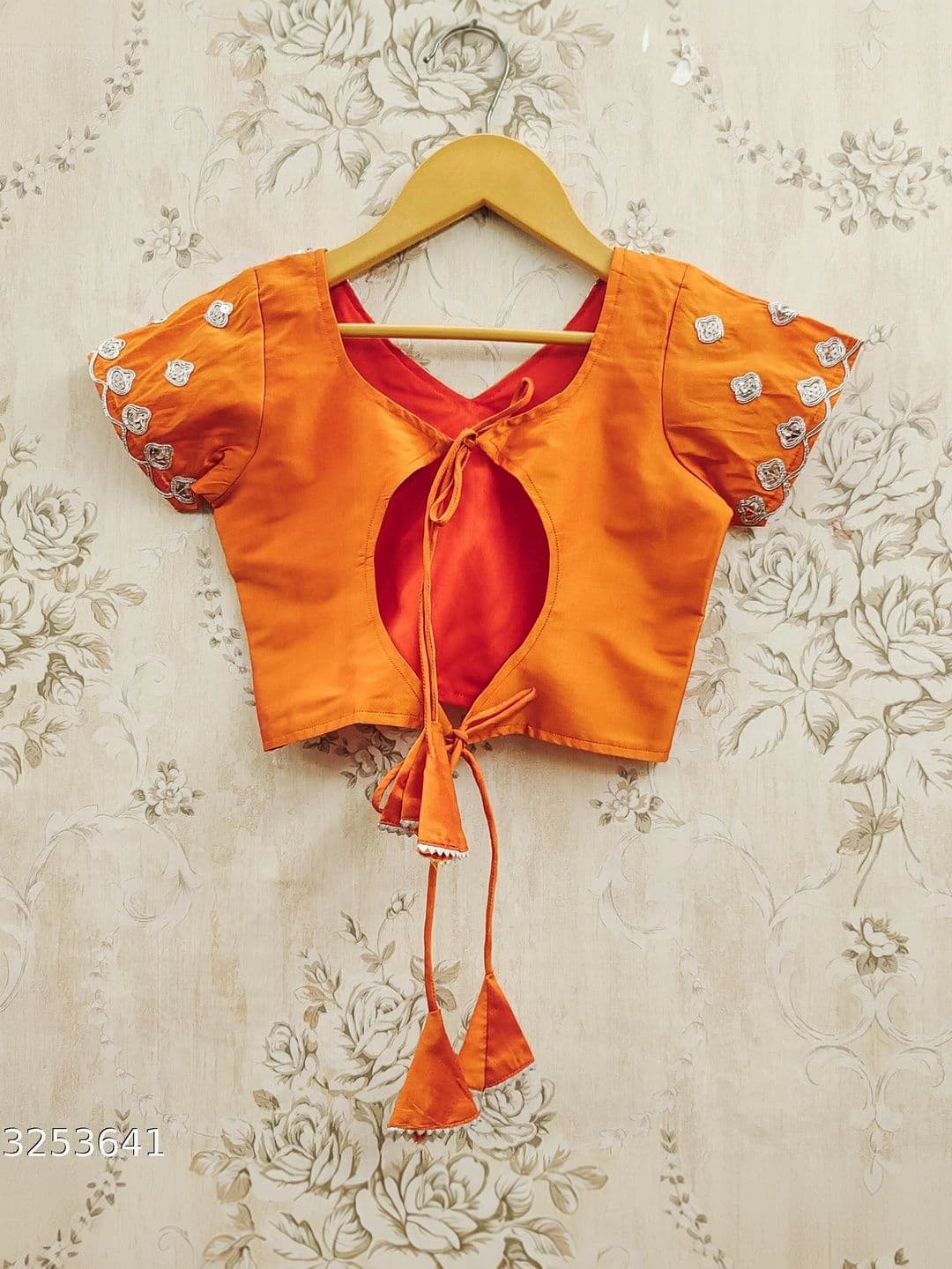 KALINI Girls Embellished Mirror Work Ready to Wear Lehenga & Blouse With Dupatta thumbnail 5