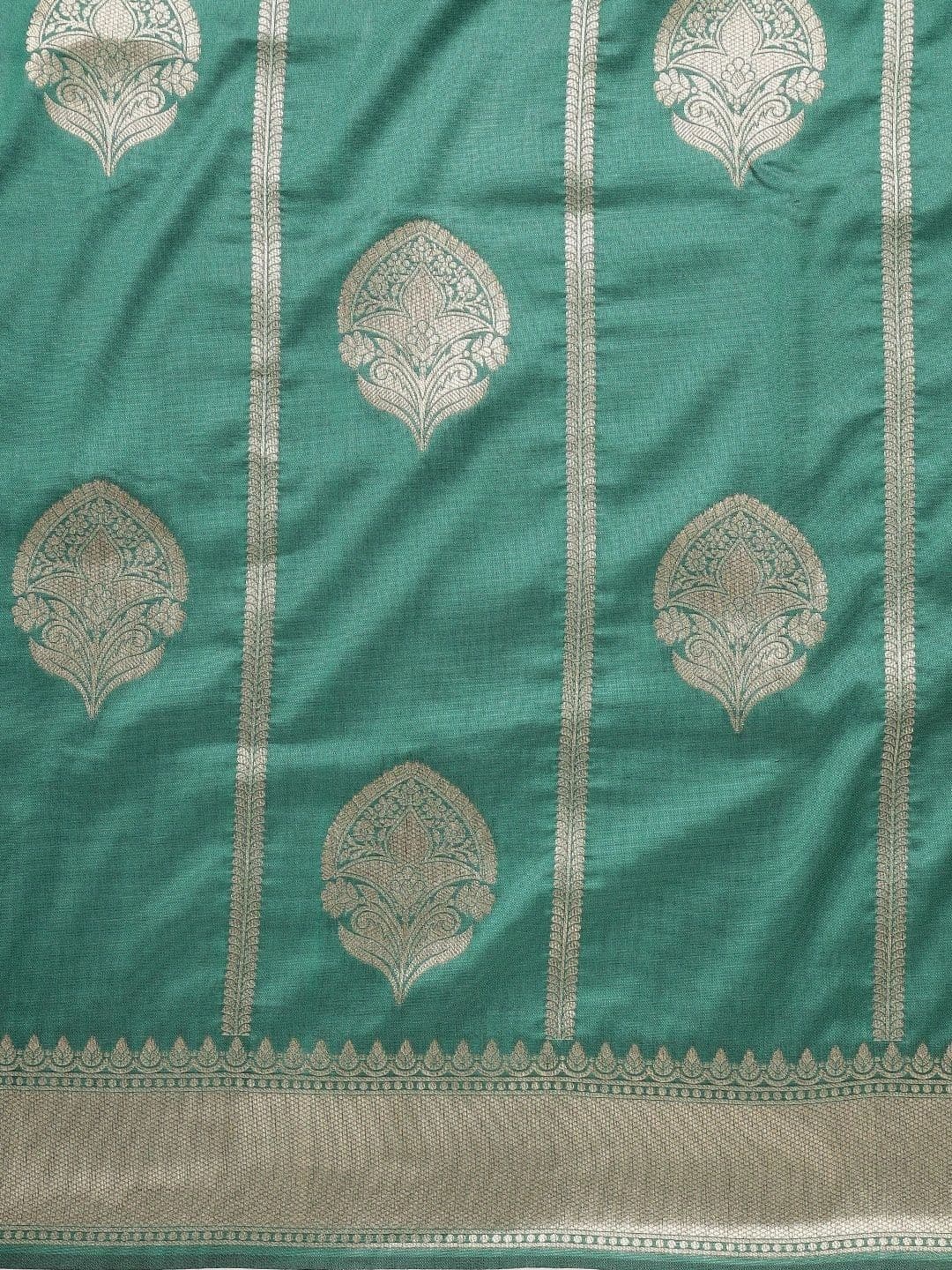 Dhaaga Ghar Woven Design Zari Art Silk Banarasi Saree thumbnail 4