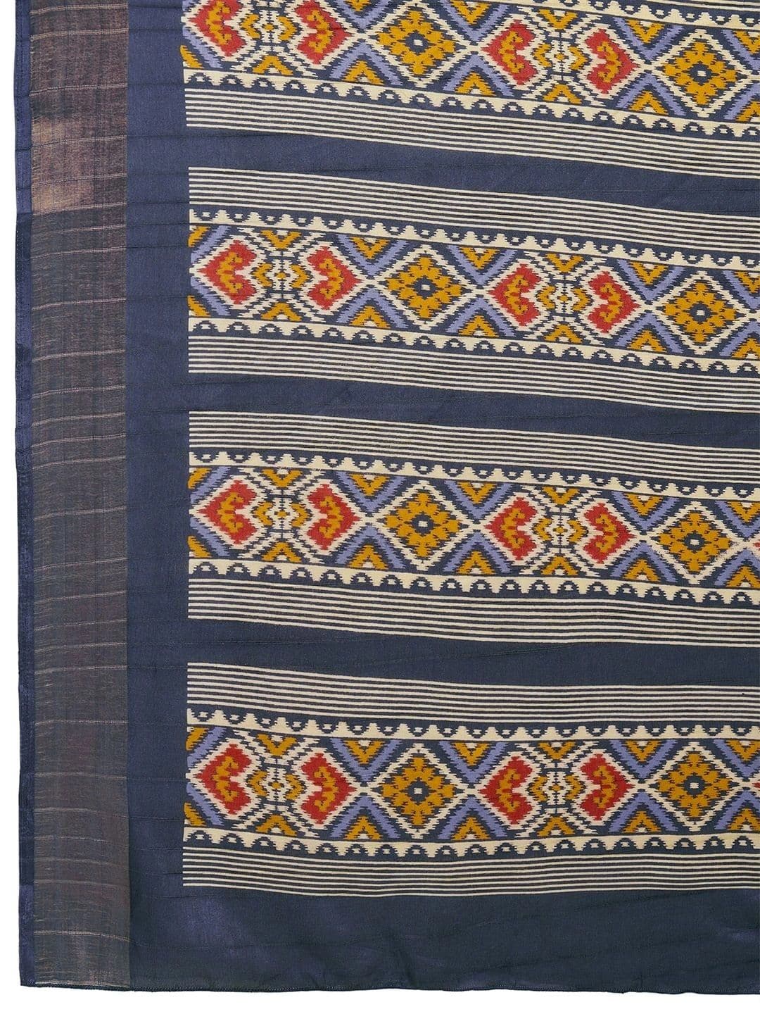 Anouk Ethnic Motifs Zari Silk Blend Designer Patola Saree thumbnail 2