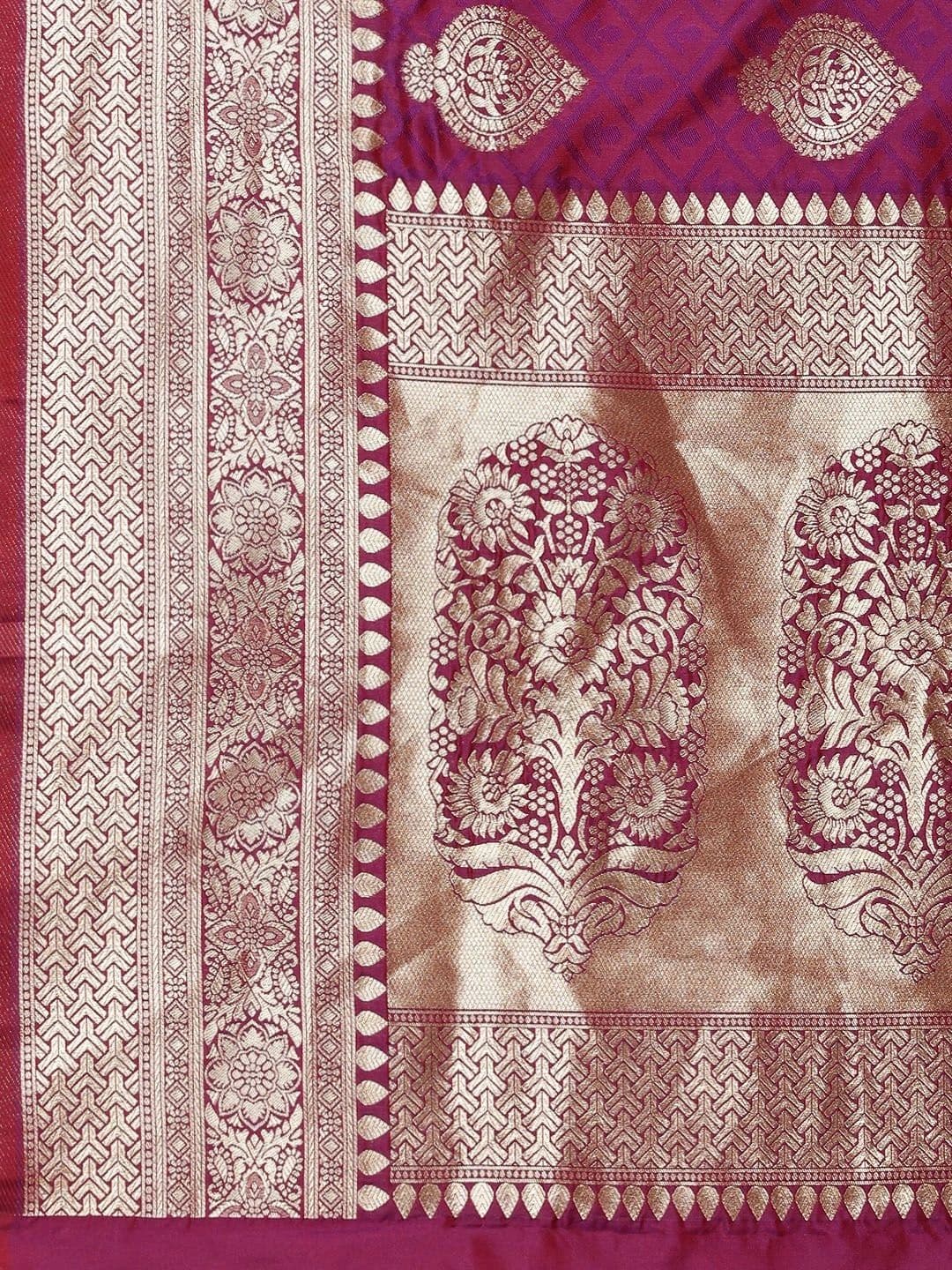 Dhaaga Ghar Woven Design Zari Art Silk Banarasi Saree thumbnail 5