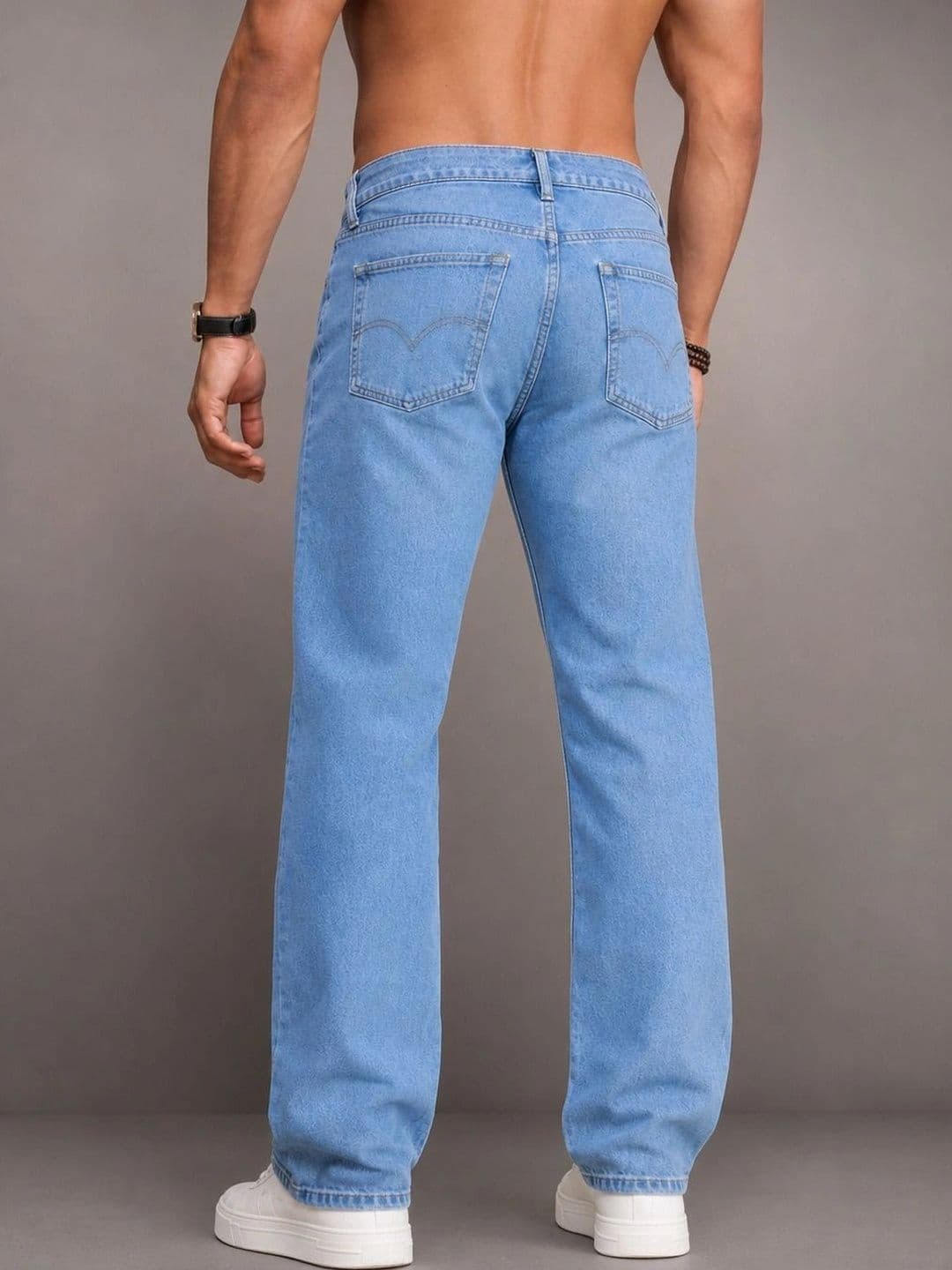 Roadster Men Jean Straight Fit Mid-Rise Stretchable Jeans thumbnail 5