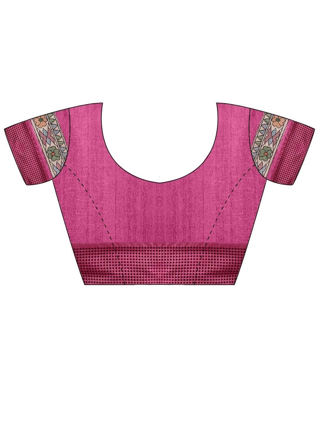 Anouk Woven Design Zari Silk Blend Designer Tussar Saree thumbnail 6
